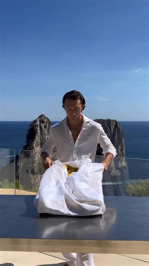 4.4K views · 155 reactions | Right here in Capri, where the sea meets my Neapolitan roots, I created for the first time a dessert devoted to linen. Crafted entirely from flaxseed ingredients, it takes the pure, essential shape of a single seed. Here, flax becomes the flavor, the details of the outfit and every element of its presentation. Here’s the homage to my land, a breath of Capri, 100capri_official #pasticceria #pastry #dessert #italia #dolci #capri | Pastry Chef Am | Facebook