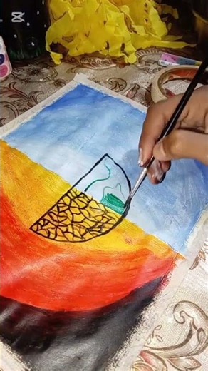 Environmental painting#Clean environment #colormixing