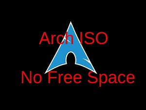 Arch Linux ISO: No Space Left (workaround)