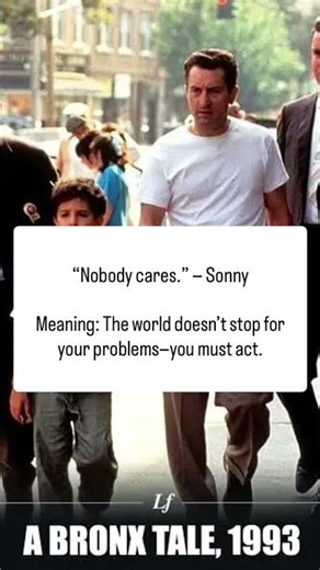 Quote from “A bronx tale” movie. #quotes #movie #film