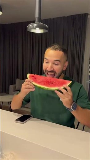 Eating watermelon in Desi house be like😂💀