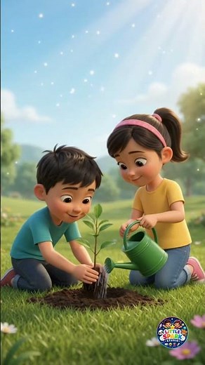 Clean and Green Rhyme 🌱🌍 | Earth Day Song for Kids | Learn to Care for Our Planet