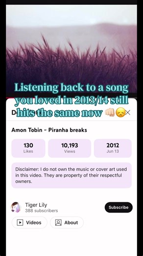 Amon Tobin: A Nostalgic Favorite from 2014