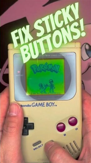 Gameboy DMG Repair: Unresponsive Buttons quick fix