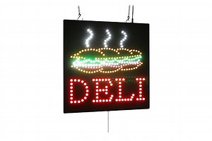 Watch Deli Sign, TOPKING, Signage, LED, Neon, Open, Store, Window, Shop, Business, Display on Amazon Live
