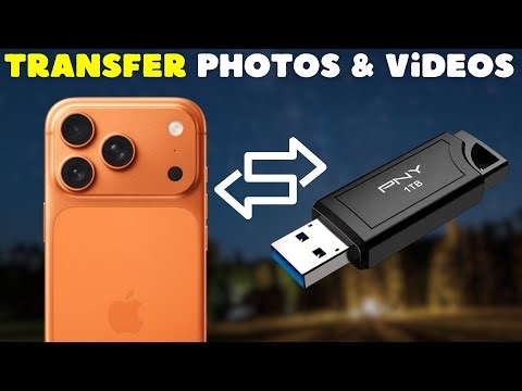 How To Transfer Photos/Videos From iPhone 17/17 Pro To USB Flash Drive (Step-by-Step)