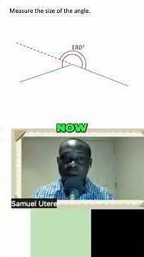 Measure Reflex Angles: Easy 180+ Degree Technique! #shorts