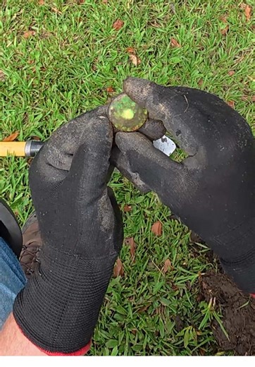 Extraño objeto encontrado con el Detector de metales