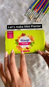 DIY Planter 🌱 #reels #reelsfacebook #reelsindia #reelsviral #reelsinstagram #reelitfeelit #mouldit #crafteraditi #ayushiaditicardzone #clayart #clay #clayartist #planters #plantersofinstagram #planterpot #planteriordesign | Crafter Aditi
