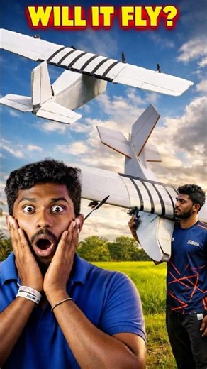 I built a Giant Aeroplane.Will it fly? #aeroplane #rcaircraft #rcplane #shorts