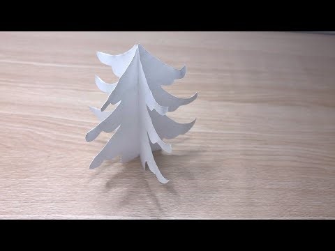 3D White Tree Design | Fun Holiday Art Project