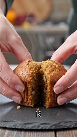 🎃 Flourless Pumpkin Muffins | Healthy, Gluten-Free & Easy Recipe! 🧁 #Shorts