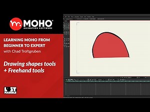 Part 16/38. Drawing shapes tools + Freehand tools - Learning Moho from beginner to expert