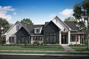 Modern Farmhouse Plan - 2,781 Square Feet, 3 Bedrooms, 2.5 Bathrooms | Floor Plan #041-00274 | America's Best House Plans