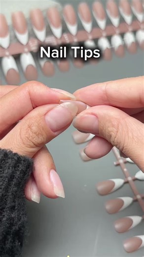Immersive Nail Tips Application Tutorial🤔🤔🤔👍👍💅💅💕#gellen #nail #typ #gellennails