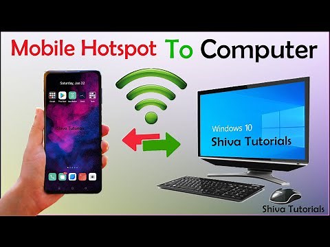 How to connect mobile hotspot to desktop computer, how to connect hotspot to laptop, hotspot, wifi