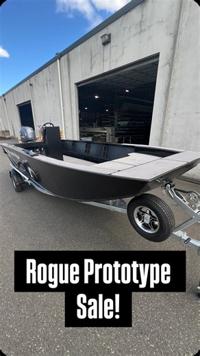 wooldridgeboats.com on Instagram: "Get it before it’s gone! One of the Rogue prototypes is now available for sale, yes the same one in our YouTube video! Great boat, and ready for your summers adventures! See the link below or in bio! https://www.wooldridgeboats.com/preowned/2025-wooldridge-18-hdpe-rogue/"