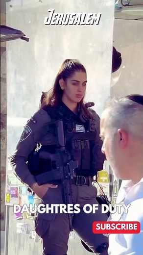 Israeli Female Soldiers on Duty in Jerusalem 🇮🇱 | IDF Girls Trending #womeninuniform #israel #idf