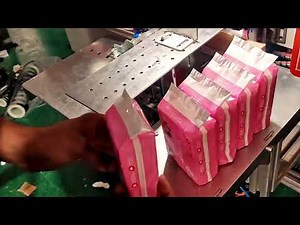 Semi - Automatic Sanitary Napkin Packing Machine (Conveyor & Covered Type)