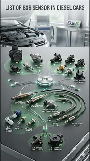 BS6 Diesel Engine Sensors Explained!