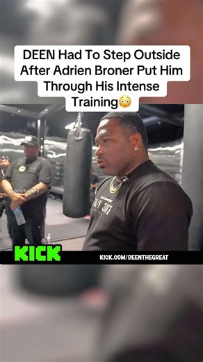DEEN Had To Step Outside After Adrien Broner Put Him Through His Intense Training😳