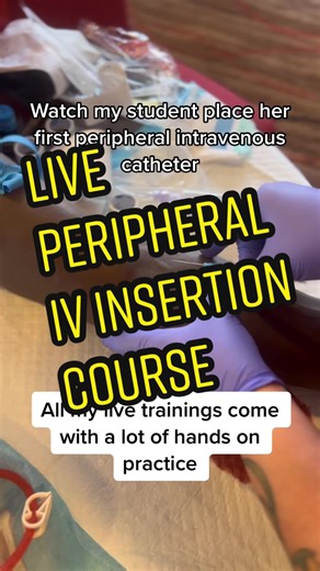 Live Training: First IV Insertion for New Nurse