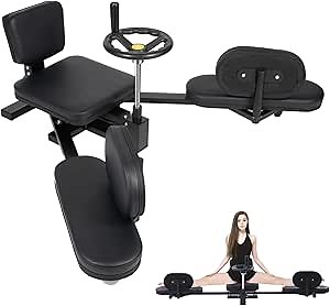 TFCFL Heavy Duty Leg Stretcher Machine Gymnastics Yoga Splits Leg Stretching Flexibility MMA Home Gym Training Fitness Martial Equipment Machine, 180 Degrees pro Leg Stretcher Split Machine