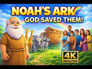 Noah’s Ark 🌈 | The Great Flood Bible Story for Kids (Full Video)