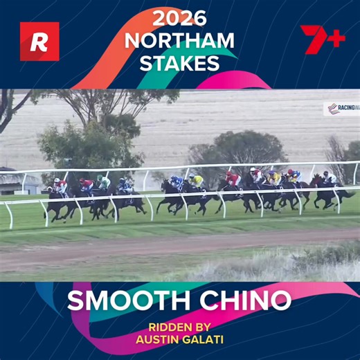 Same duo. Same result. Still unbeaten. 💪🥔First Group win for Smooth Chino and Austin Galati in the @TAB_touch Northam Stakes.📺 7plus, @Racing, Ch 78/68, Foxtel 529 or via our website.