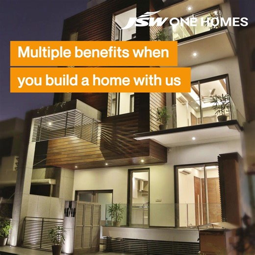 At JSW One Homes, we work with expert construction professionals who are with you every step of the way, managing timelines, contractors, and budgets, exactly as per plan, so you can build your home with satisfaction and peace | JSW One Homes