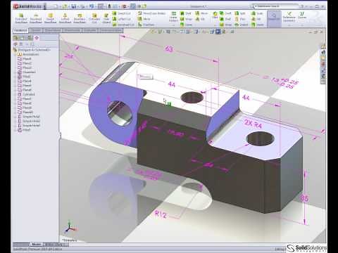 Automatic Dimensioning and Tolerancing in SolidWorks