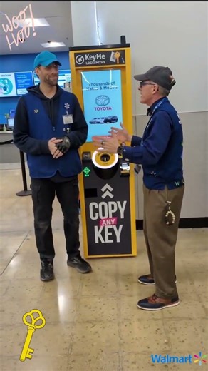 That Walmart guy and Ray can copy any key at your Plano Walmart