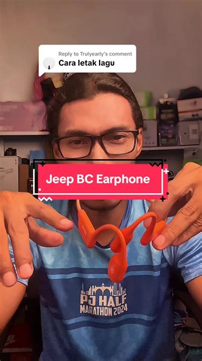 Replying to @Trulyearly JEEP Bone conduction earphone for running, hiking, cycling n more outdoor activity. #jeep #boneconduction #earphone #headphone #running #jogging #trailrun #sukan #sport #malaysia