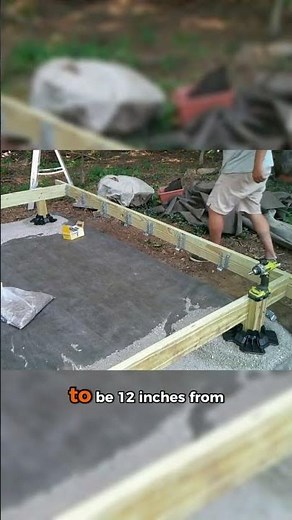 How We Connected the Frame and Set the Joist Layout