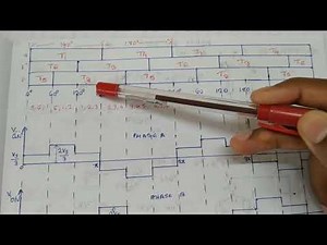 Three phase bridge inverter 180 degree conduction
