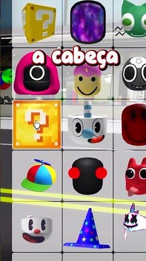 Como Ter Acessórios Minecraft No Roblox! ⛏️