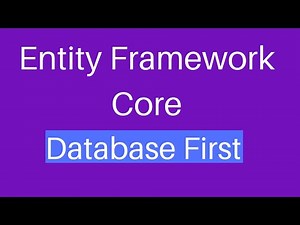 Entity Framework Core - Database First