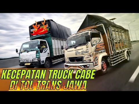 Speed ​​of Chili Trucks on the Trans Java Toll Road