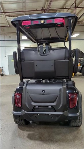 Evolution D5 Ranger 4 Four Forward Facing 48V Lithium Electric Black Golf Cart Street Legal #ranger