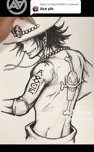 How to Draw Portgas D. Ace | Step-by-Step Tutorial for Beginners