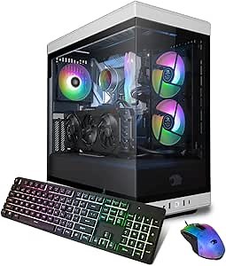 iBUYPOWER Y40 White Gaming PC Computer Desktop Y40WA9N47TS01 (AMD Ryzen 9 7900X, RTX 4070 Ti Super 16GB, 32GB DDR5 5600 RGB (16x2), 2TB NVMe SSD, WiFi Ready, Windows 11 Home)