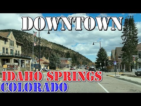 Idaho Springs - Colorado - 4K Downtown Drive