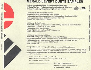 Gerald Levert - Duets Sampler