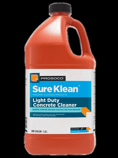 Light Duty Concrete Cleaner – PROSOCO Sure Klean