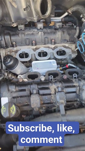 2013 dodge caravan bad oil cooler. #subscribe #automobile #mechanic #dodge #oil #leak #van #engine