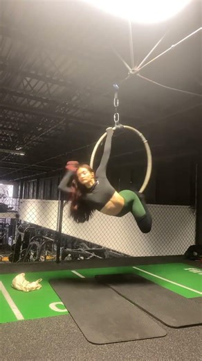 Aerial hooping progress! part 2 of day 3