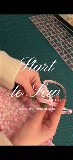 Easy Beginner Sewing Tutorial for Small Straps