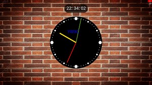 使用python的ursina 3d游戏引擎制作时钟