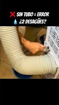How to correctly use air conditioner drains 🔧 #AirConditioning #Tutorial