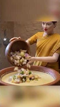 Tiny Doll Fries Crispy Pakoras & Makes Milk Tea ☕ Relaxing Mini Kitchen ASMR | Short